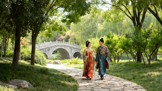 洛陽隋唐城遺址植物園賞牡丹Trip Moments【跟拍攝影親子照情侶閨蜜兒童跟拍家庭 Trip Moments】