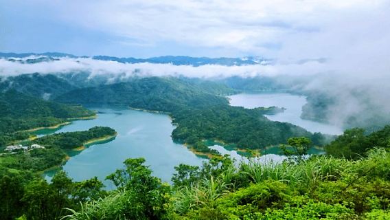 Excursión de medio día al lago Shiding Thousand Island y al Museo del Té Pinglin [Salida garantizada por la tarde]