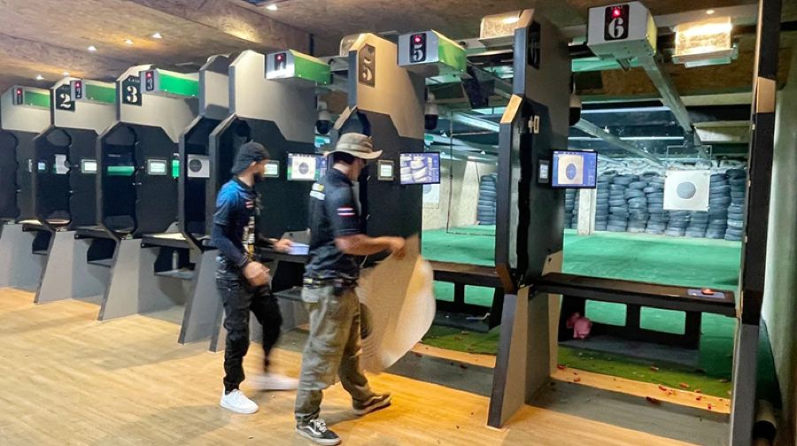 泰國旅遊 布吉神仙半島黃金射手射擊場Gold Shooter club 真人CS實彈射擊