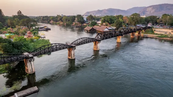 Average tour price for Bridge Over The River Kwai from Bangkok around 4030 THB Average tour price for Bridge Over The River Kwai from Bangkok around 4030 THB