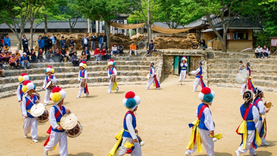 Korean Folk Village X Suwon Hwaseong Fortress X Jebudo Sea cable car |Depart from Seoul