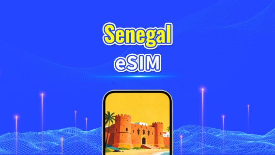 Senegal 4G eSIM | Paquete de datos diario/total | 1–30 días | Facturación por 24 horas | Código QR