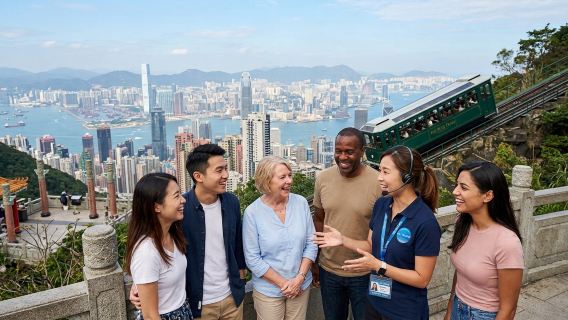 Hongkongs bästa: Snabbspår till Victoria Peak, vandring i Central och Michelin-belönad dim sum-upplevelse