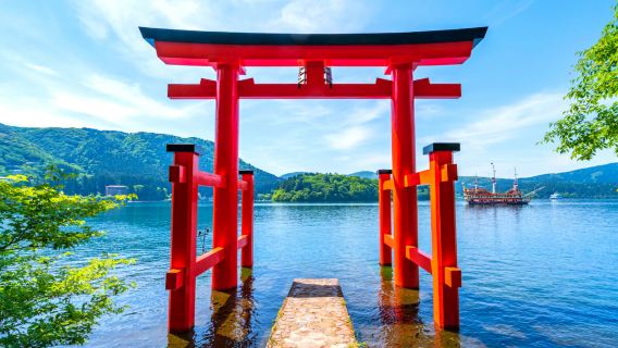 1-day tour of Hakone and Kamakura in Japan: Owakudani, Lake Ashi Torii, and Enoshima|Departing from Tokyo