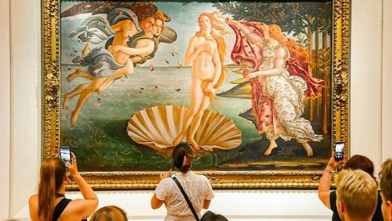 Galeri Uffizi: Kemasukan Terpelihara + Lawatan Berpandu