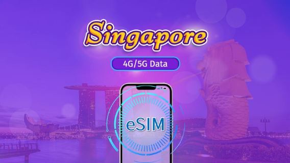 Singapur | 5G/4G eSIM | Tagespass/Gesamtpaket | 24 Std. | 1–30 Tage | QR-Code