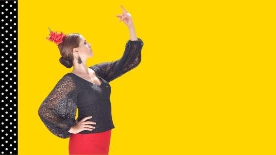 Marbella: Clase de baile flamenco de 1 hora con profesora de español
