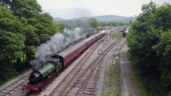 Skipton: giro panoramico in treno a vapore dello Yorkshire, andata e ritorno