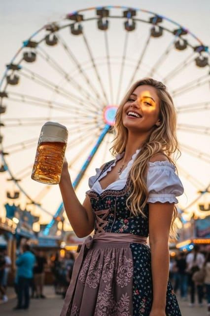 Monaco di Baviera: servizio fotografico privato dell'Oktoberfest con una persona del posto
