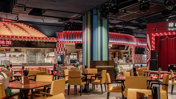 [Buffet al Circo Hotel] Ristorante buffet per colazione/pranzo/cena al Food Town del Zhuhai Chimelong Circus Hotel
