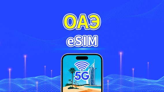 ОАЭ eSIM | 5G/4G | Суточный пакет/Полный пакет данных | 1–30 дней | Посуточная тарификация (24 ч) | QR код