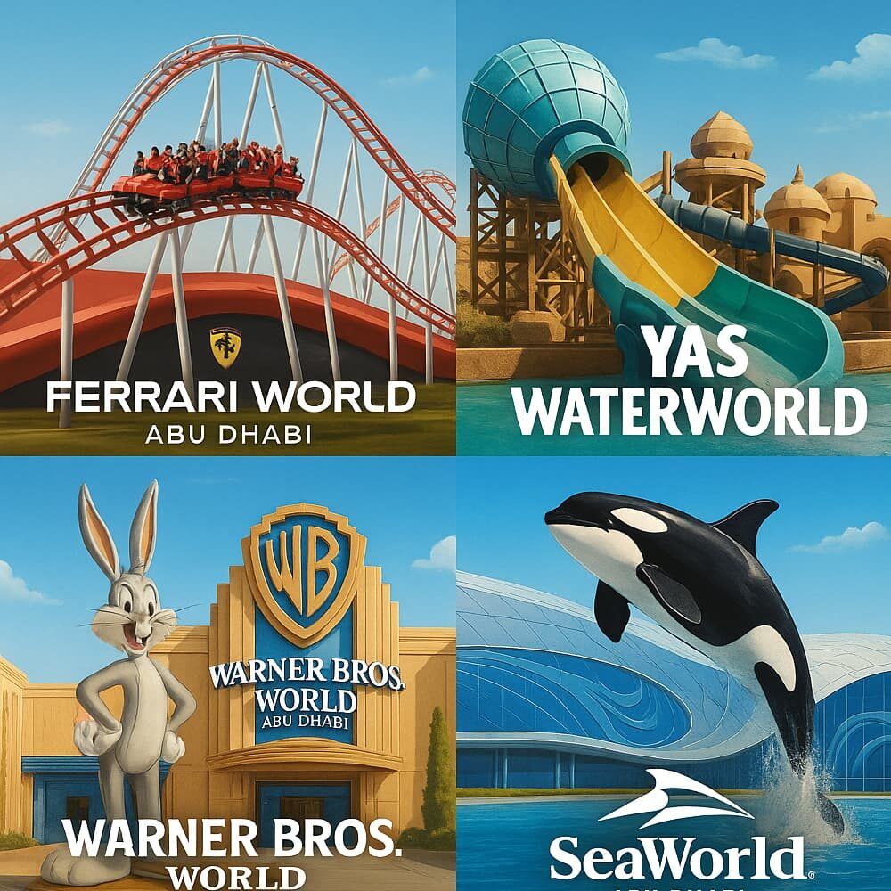 Abu Dhabi Ferrari World Warner Bro Water World Sea World Amazing Package Options