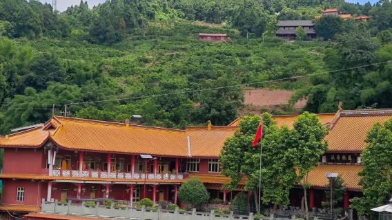 Excursión de un día a Meishan con servicio en inglés: Lago Heilongtan, Templo de los Tres Sus, Torre Yuanjing y Calle del Agua de la Impresión Dongpo