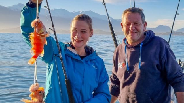 Pesca en alta mar y captura de langostas con el Capitán Malcolm en Kaikoura, Nueva Zelanda - Opciones de 2 o 3 horas
