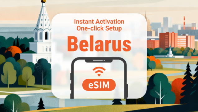 Belarús eSIM | Acceso completo a IA y TikTok | 1–30 Días | QR instantáneo