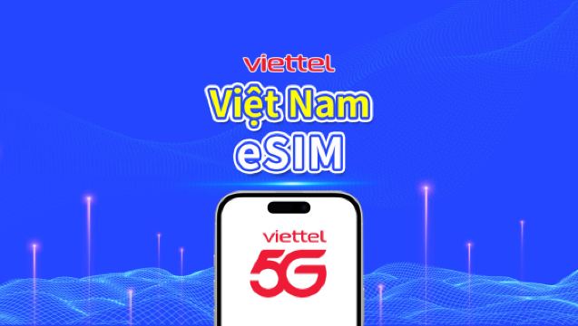 eSIM 5G Viettel Việt Nam | Hỗ trợ TikTok & ChatGPT | 5GB mỗi ngày | Tính cước theo ngày dương lịch | Mã QR