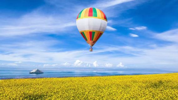 Xining Özel Aile Paket Araç Günübirlik Turu: Qinghai Gölü Erlangjian Turistik Alanı ~ Wenjia Çiftliği Deneyimi