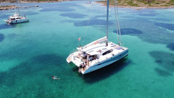 Dagelijkse catamaranexcursie & lunch in het nationale park Asinara