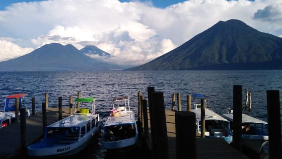 From Panajachel: Lake Atitlan Boat Tour with Mayan Home Stay