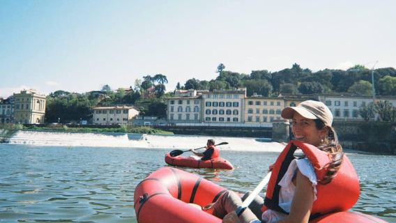 Florence: Pontevecchio and City Sights Panoramic Kayak Tour