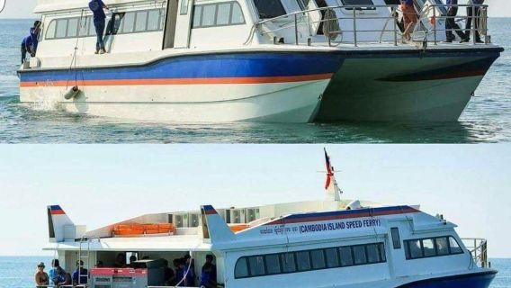 Round-trip boat ticket between Sihanoukville, Koh Rong, and Koh Rong Sanloem in Cambodia