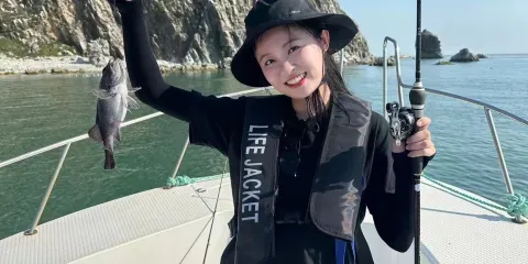 山東煙台長島快艇出海海釣【專業船長教學+免費提供魚竿魚餌+魚獲歸客人所有】