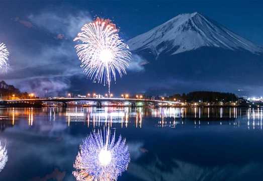 日本富士山＋河口湖花火大会ワンデーツアー【夏期限定：富士山花火