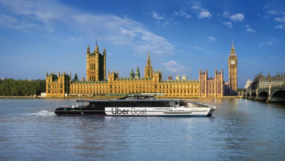 Обзорный круиз по Темзе в Лондоне (Великобритания) с Uber - билеты на выбор: разовый/туда и обратно/с возможностью выхода и посадки