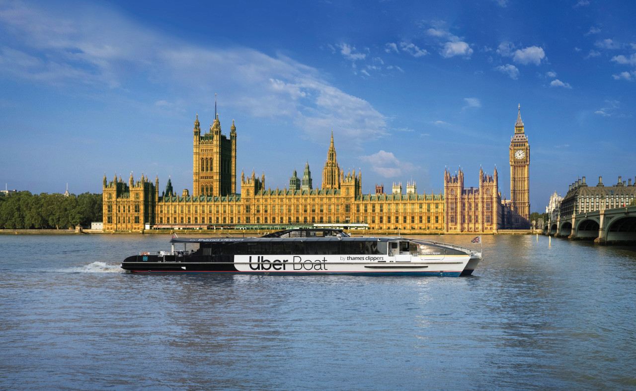 London Thames River Uber Sightseeing Cruise - Optional Single/Round-trip/Hop-on Hop-off Ticket