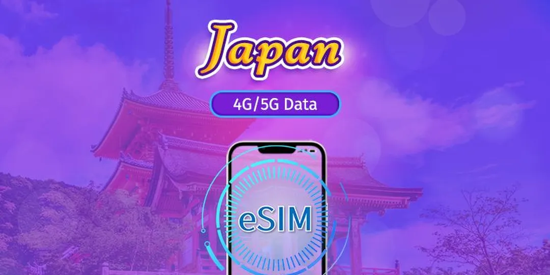 Japan KDDI/SOFTBANK 5G/4G eSIM