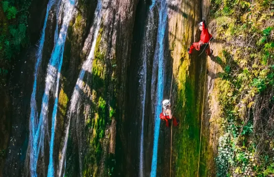 【探洞體驗】貴州神農谷戶外體驗【瀑布速降.地心漿板】