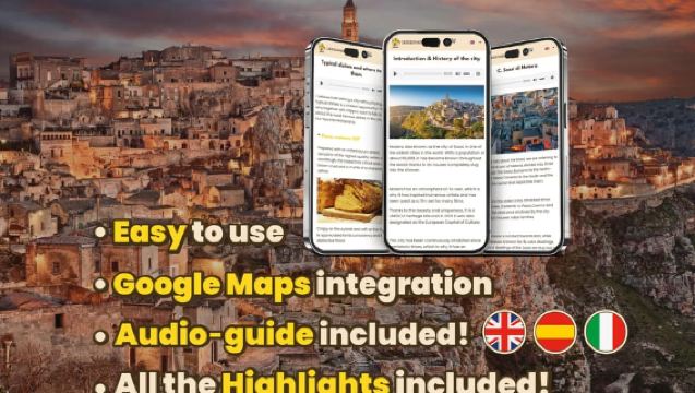 Matera: Panduan digital dibuat dengan pemandu lokal untuk tur Anda