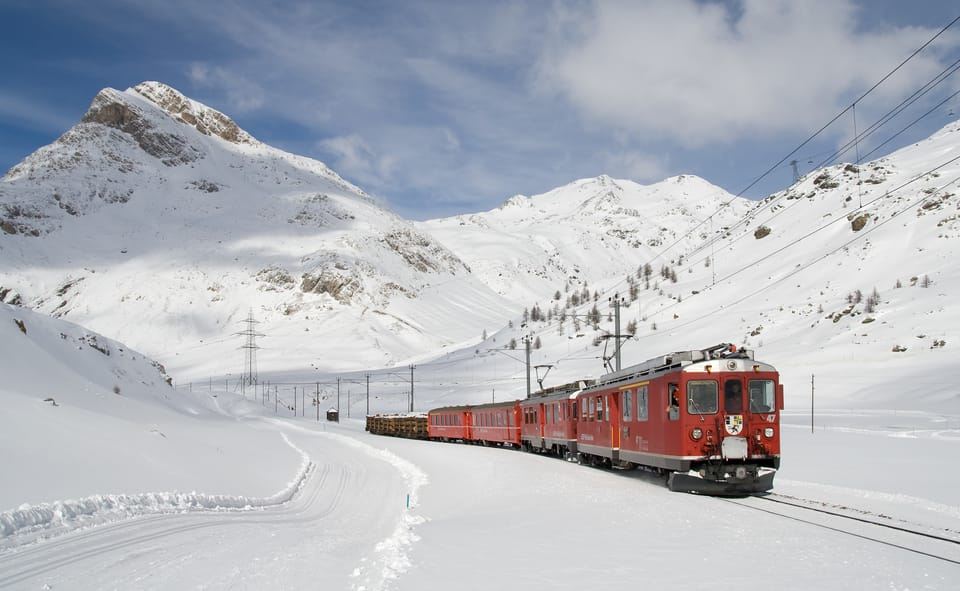 From Milan: Bernina Train and St. Moritz Day Trip