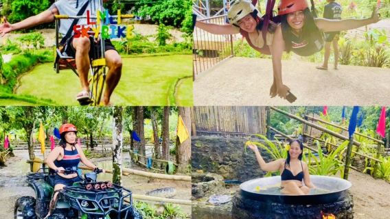 gói tour 1 ngày Đảo Boracay bao gồm ATV, xe đạp trên cao, zipline, suối nước lạnh, chèo thuyền kayak, nhảy vách đá và chèo ván đứng