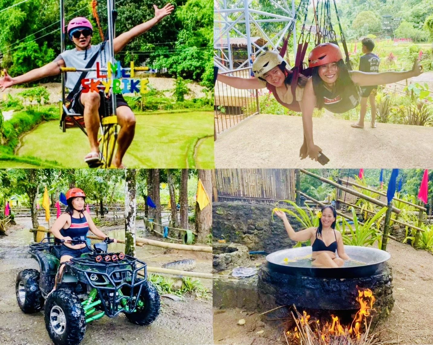 Boracay ATV, Skybike, Zipline, Cold Spring, Canoe, Cliff Diving and Paddle board Day Tour Package
