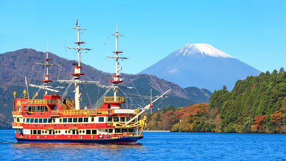 Fuji from All Angles: Hakone Shrine, Owakudani, Yamanaka Lake & Oshino Hakkai