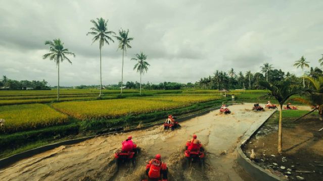 バリ島アドベンチャーズDADIによるウブドでのATVライド（昼食付き・宿・ホテル往復送迎付き）