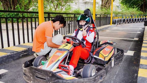 廣東深圳大梅沙炫跑卡丁車體驗【提供頭盔頭套/可選單人車雙人車/感受速度與激情】