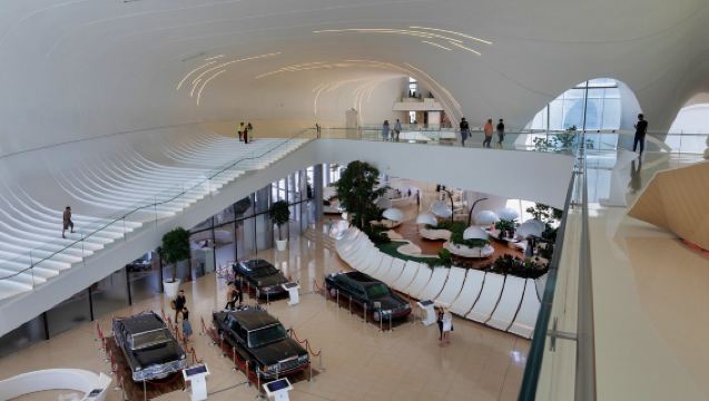 黑達爾阿利耶夫中心+巴庫現代藝術博物館+濱海大道+巴庫老城