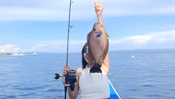 Halvdagstur med havsfiske från Panglao till Bohol | Valfri morgon-/eftermiddagssession med fiskeredskap och bete inkluderat