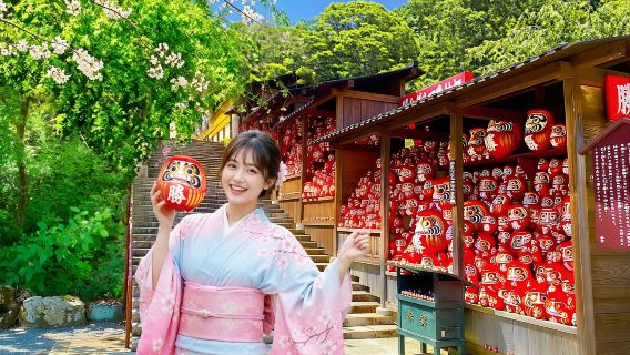 Osaka & Kyoto'nun Ünlü Noktalarını Keşfedin: Katsuo-ji Tapınağı'nda Dilek Tutma + Kyoto'da Arashiyama'nın Muhteşem Manzarası + Kinkaku-ji Tapınağı Ziyareti