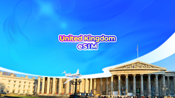 United Kingdom 5G eSIM | Daily data plan | 1–30 days | 24-hour billing | QR code