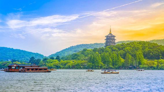 真純玩：杭州西湖+西湖遊船+雷峰塔+靈隱寺一日遊+導遊講解