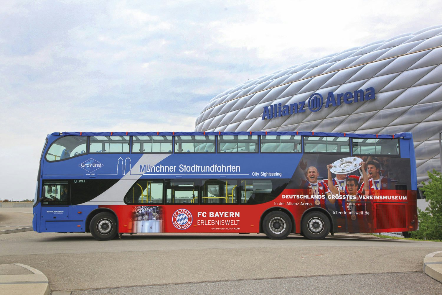 Munich City Bus Tour + FC Bayern Munich Allianz Arena Tour