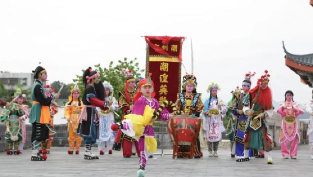 【潮州英歌舞演出票】廣東潮州府學舊地英歌舞體驗館/免費品茶+小吃（每日多時段可選）