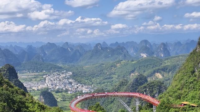 陽朔私人日遊|遇龍河竹筏漂流、銀子岩及如意峰