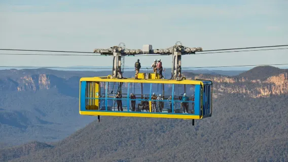 [Optional bus to boat back] Sydney Blue Mountains National Park + Scenic World three cable cars 1-day tour