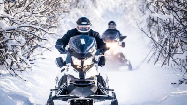 North Pole Alaska: Guided Fairbanks Snowmobile Tour