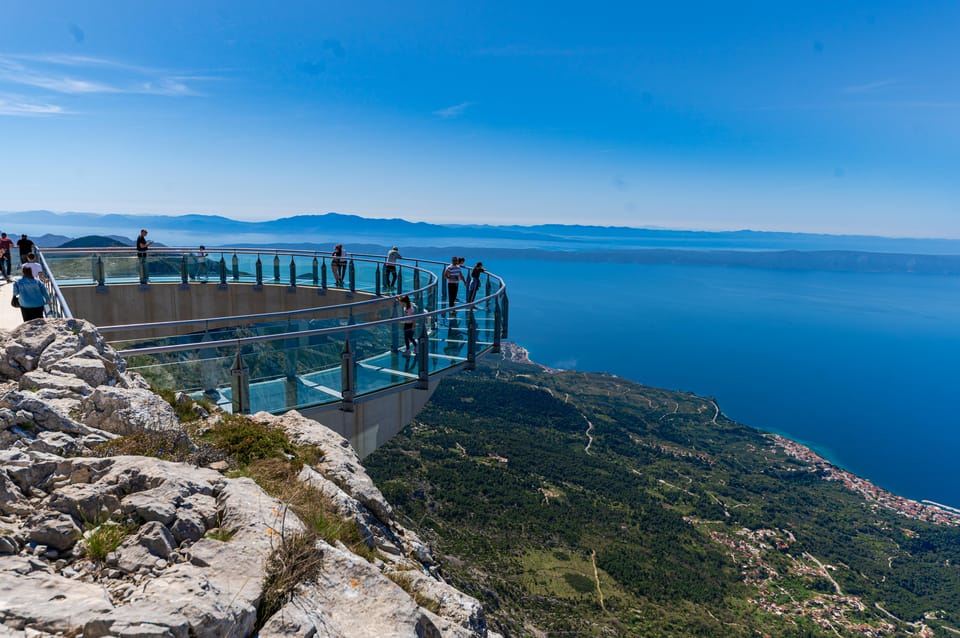 From Makarska: Biokovo Skywalk Entry Ticket with Transfers