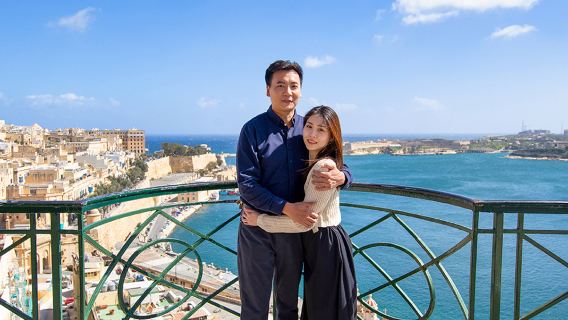 Fotoshooting in Valletta, Malta[Globale Europa Malta Valletta Reisefotograf Hochzeitsfotos Reisefotografie Porträtfotografie Begleitfotografie Fotoaufnahmen]